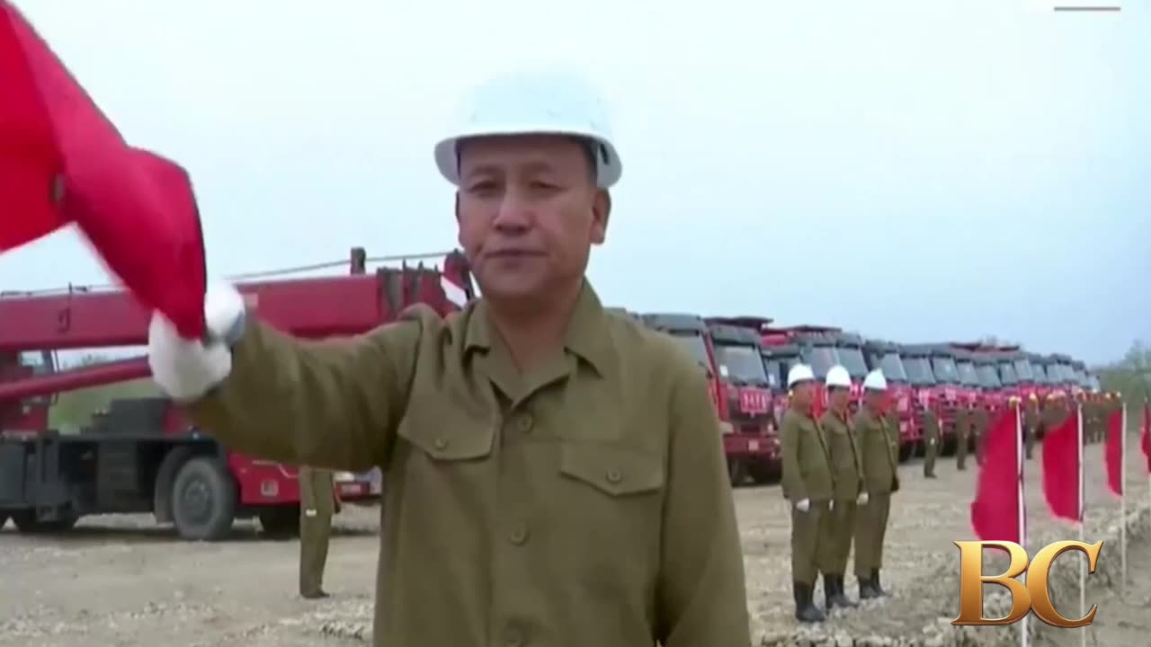 North Korea and Russia begin building their first road link