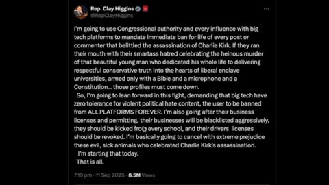 Criticize Charlie Kirk & You get Banned from all Platforms for Life