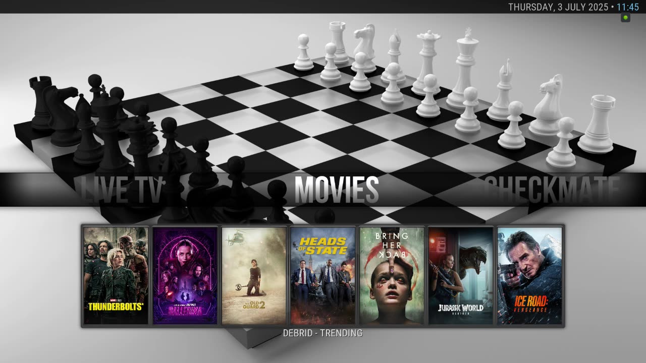 Checkmate Kodi Build Ver 1.3