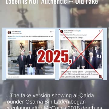 Fact Check: Photo Of John McCain And Lindsay Graham With Osama Bin Laden is NOT Real -- Old Fake
