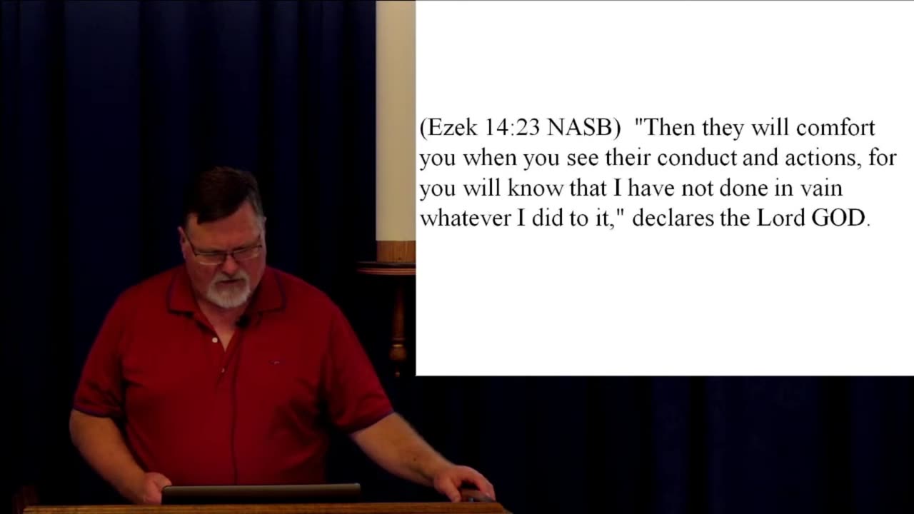 Ezekiel 14 & 15 - They have set up idols in their hearts. What does that mean? 2019