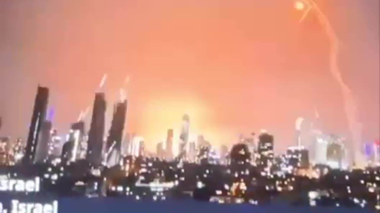 Tel-Aviv is getting pummelled.