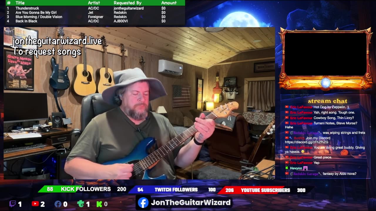 Jon the Guitar Wizard LIVE: Epic Rock Magic! 🎸🔥 Join Now!