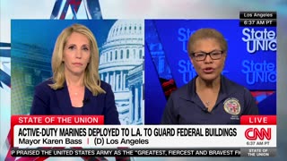 'Overwhelmingly Peaceful': Karen Bass Describes Protest From Comfort Of A Helicopter
