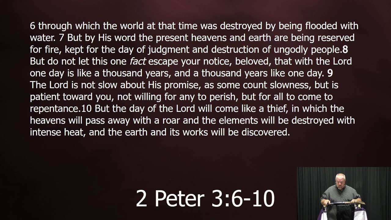 The day of the Lord is coming.