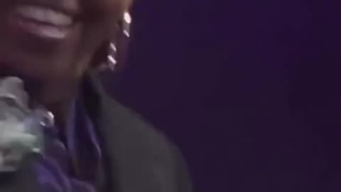 Bruce Springsteen & Michelle[Michael] Obama on stage with Springsteen