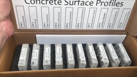 Unboxing of our New Concrete Surface Profile Standards Set looks like