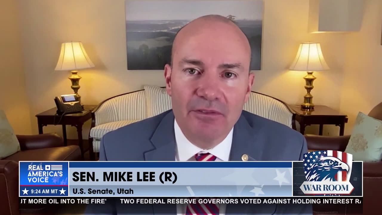 SEN. MIKE LEE: SENATE MUST CONFIRM TRUMP NOMINEES OR DEEP STATE WINS