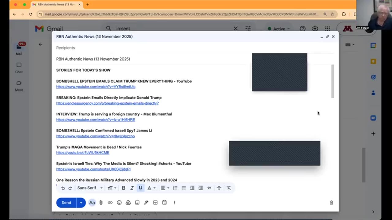 RBN Authentic News (13 November 2025)