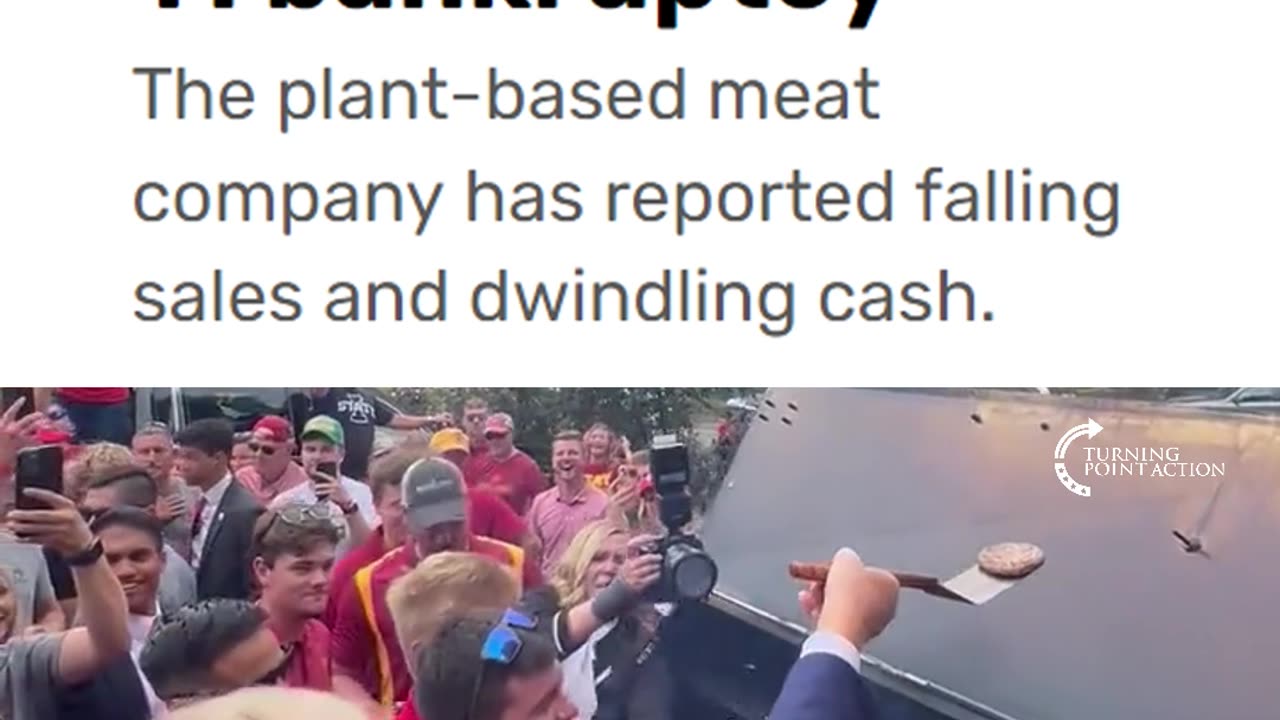 Fake meat is unhealthy and unAmerican. Can’t have beyond meat in the golden age right?