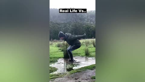 Real Life vs AI Parkour Fails & Funny Flips 🤸😂 | Compilation