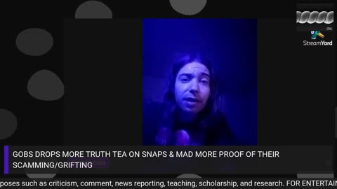 GOBLIN DROPS MORE TRUTH BOMBS ON SNAFU & MAD MYSTICS TACTICS OF LYING SCAMMING AND GRIFTING