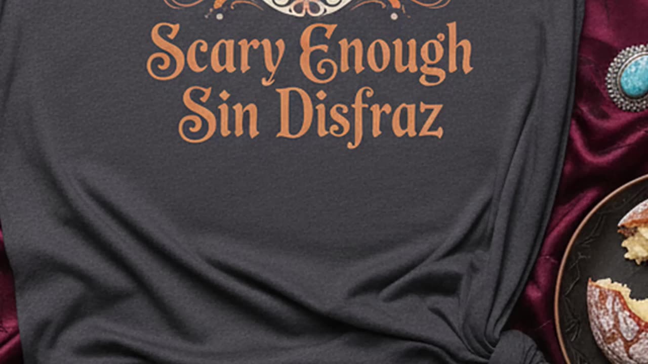 ¿Ya viste esta playera? ¡Ni necesito disfraz para asustar! #Halloween2025 #SinDisfraz