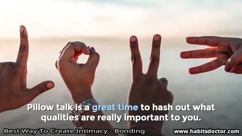 Best Way To Create Intimacy - Bonding