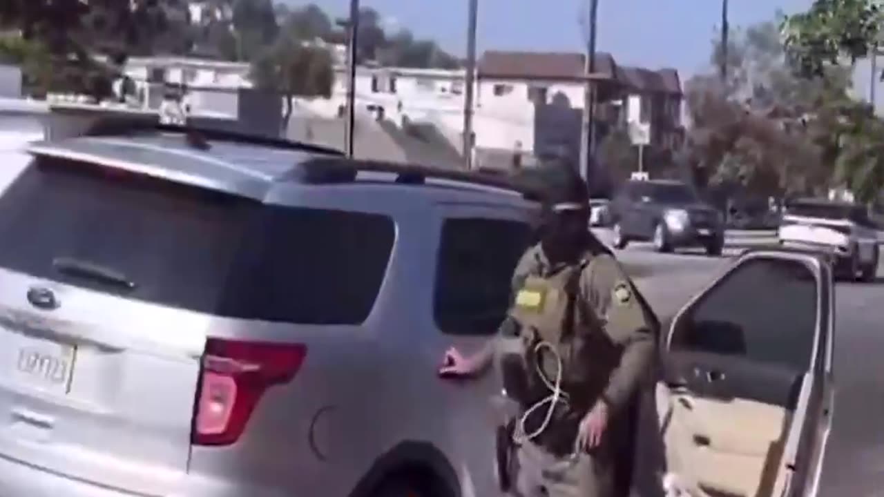 CBP cuff LA street vendor "ILLEGAL" while harassed by CameraGuy