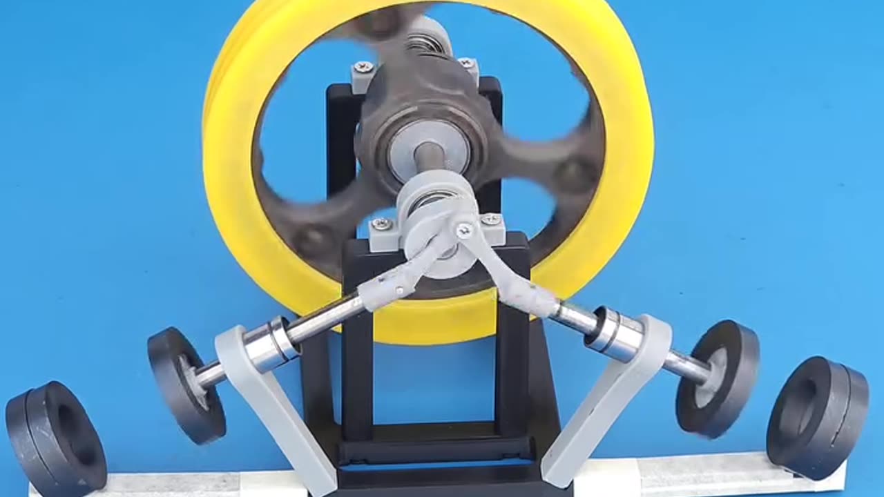 Flywheel Regenerating Energy From v - Magnet Arrangement