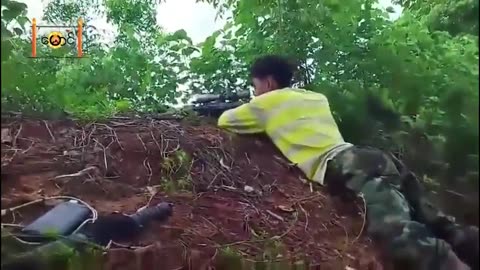 🎯🔫 Myanmar Conflict | LPDF Sniper Eliminates Pyusawhti Target in Watchtower | RCF