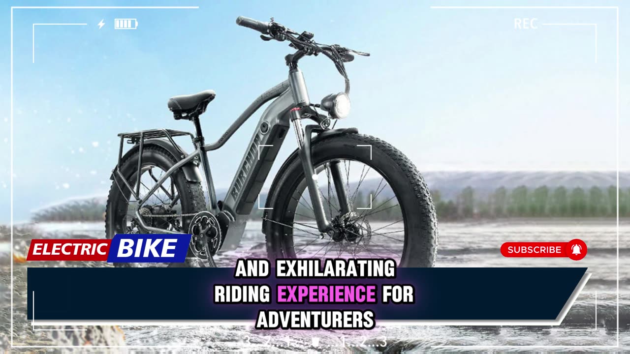 BURCHDA RX80 Electric Bike 1000W Motor 48V 20AH Battery 26-Inch Fat Tires Electric Bike