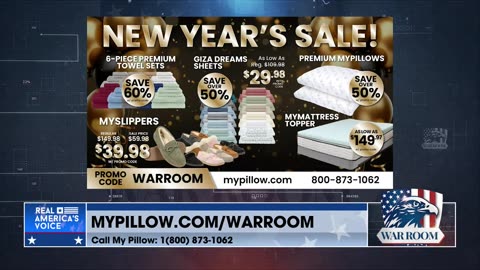 Go To MyPillow.com/warroom And Check Out Their Deals Made Exclusively For The WarRoom Posse!