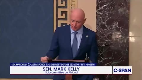 Traitorous POS Mark Kelly is suing Pete Hegseth …
