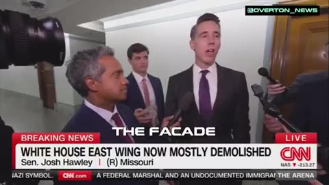 Senator Josh Hawley dismantles CNN’s narrative about President Trump’s White House renovation