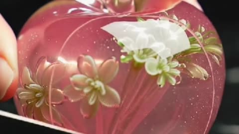 Cutting glass fruit#asmr #satisfying #asmrsounds #fruit #ai #aiartist #glass #shorts #shortvideo