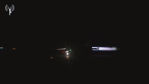 Israeli F16s Taking Off at Night