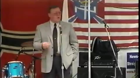 James Wickstrom speaks at Aryan Nations 2002