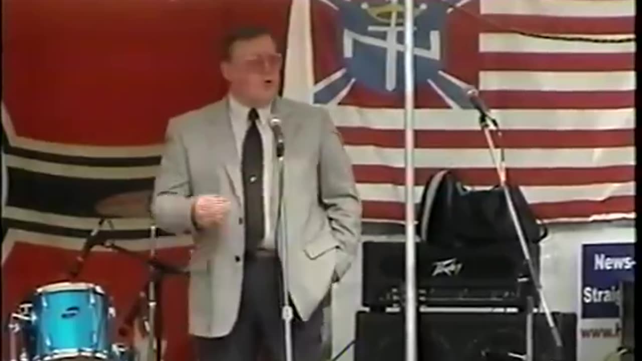 James Wickstrom speaks at Aryan Nations 2002