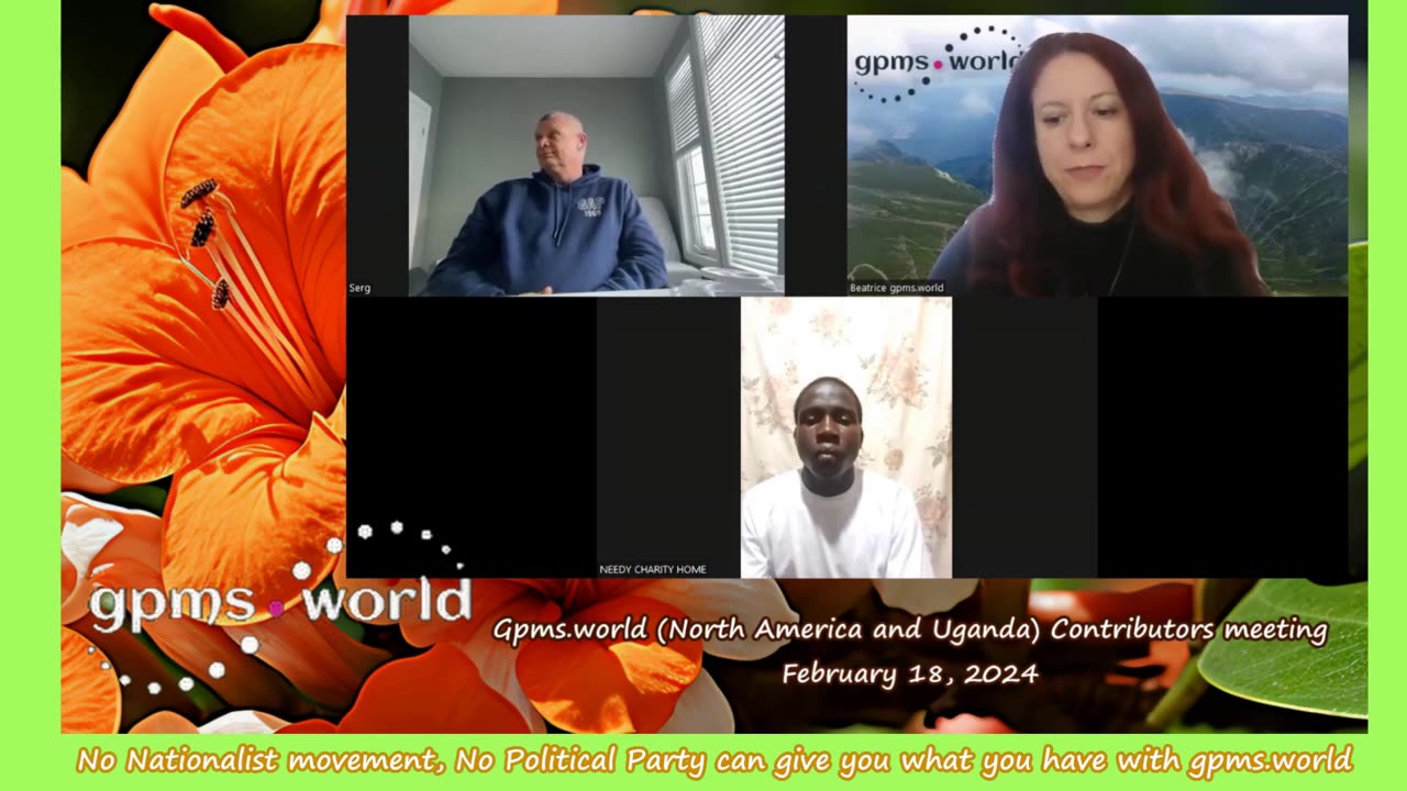 No Nationalist movement, No Political Party can give you what you have with gpms.world