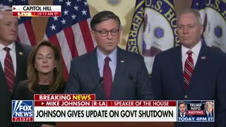 Speaker Johnson exposes what Chuck Schumer is doing behind closed doors