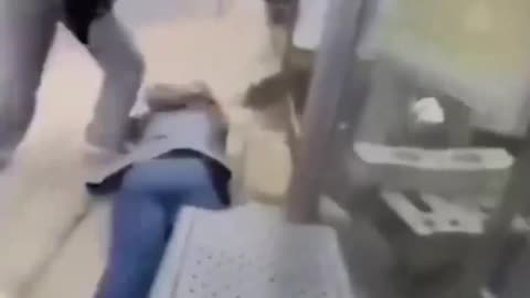 BELGIUM: Defenseless young European girl attacked by bigger hijabi Muslim woman