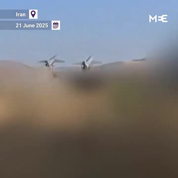 Iran state TV releases footage of drone launch at Israel - Middle East Eye