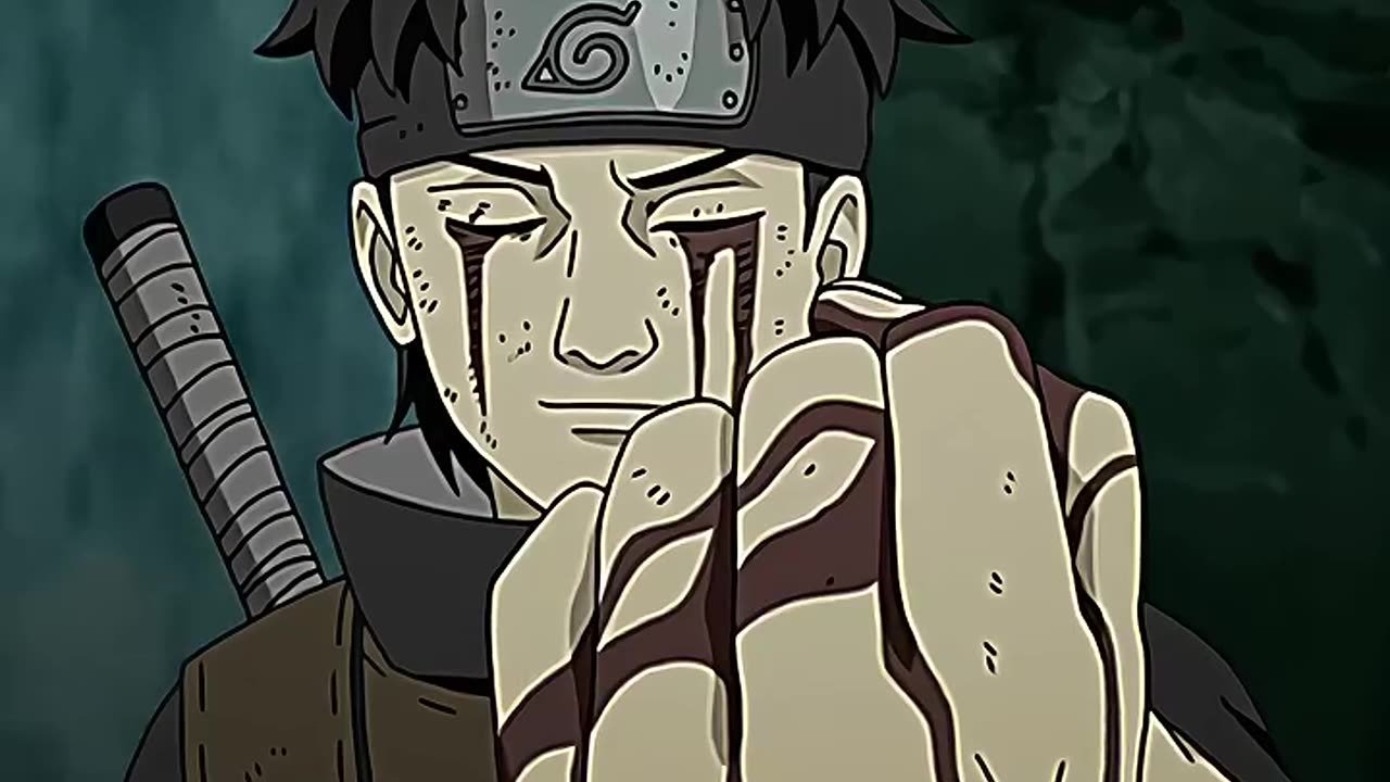 Shisui Uchiha give his eye to Itachi