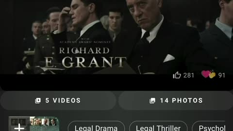 "Nuremberg (the movie) comes out 11/7.