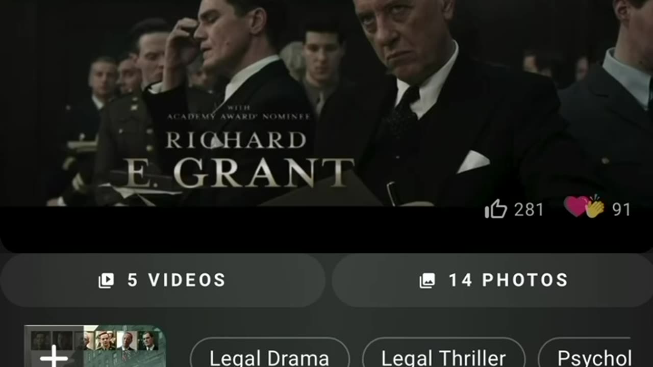 "Nuremberg (the movie) comes out 11/7.