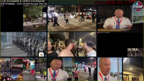 LIVE: Protest Coverage - Scanner Feeds & Street Cams from U.S. Cities | ICE Raids Unrest