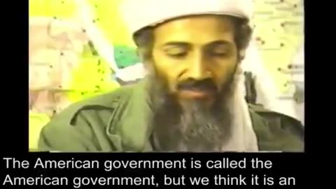 Osama Bin Laden says Israel runs the US