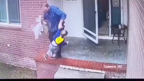 Dads save the day! Great reflexes Dads.