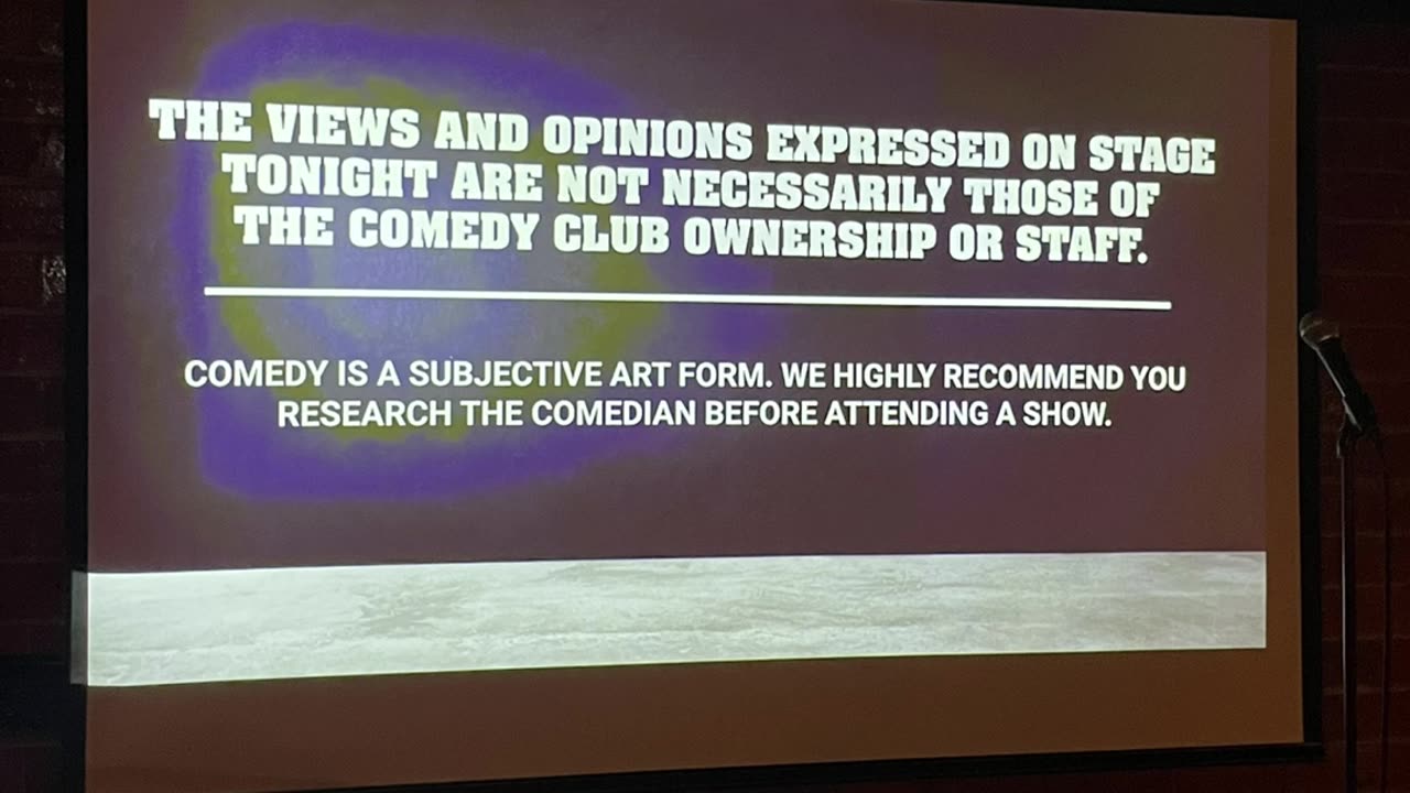 Comedy club #Comedy #ComedyClub #Comedian #TadpoleTriplett #Stand-up
