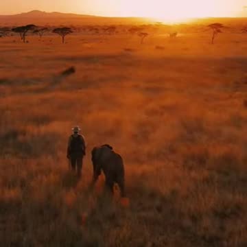 Sunset Elephant Guardian