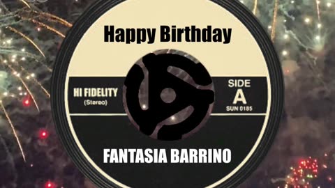 HAPPY BIRTHDAY to FANTASIA BARRINO
