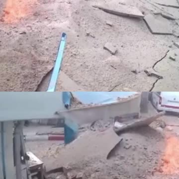 Israel Strike Hits Hospital at Southern Gaza _ Captured on Live Cam