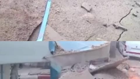 Israel Strike Hits Hospital at Southern Gaza _ Captured on Live Cam