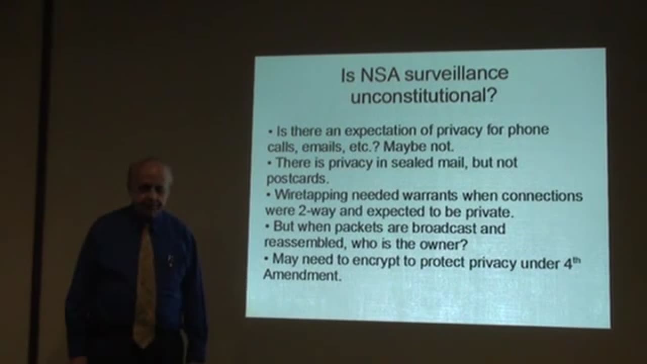 Is NSA surveillance unconstitutional