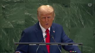 President Trump to UN: "Climate change— it's the greatest con-job ever perpetrated on the world"