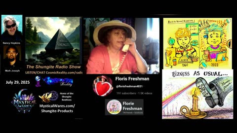 SHUNGITE REALITY 7/29/25 - Floris Freshman's Cartoons