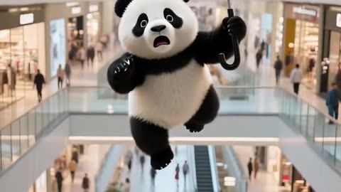 Panda care for baby girl ❤️