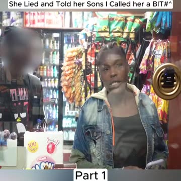 Negress threatens clerk over being called sir - no social grace or humility