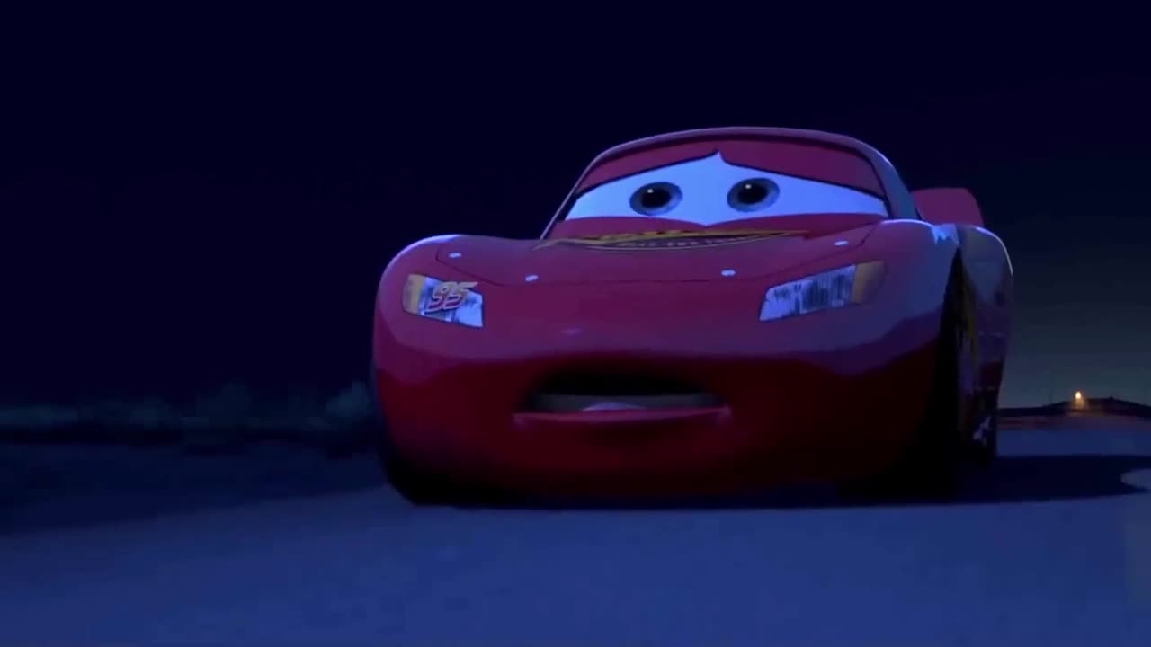 Cars Lightning Mcqueen Lost in the Dark